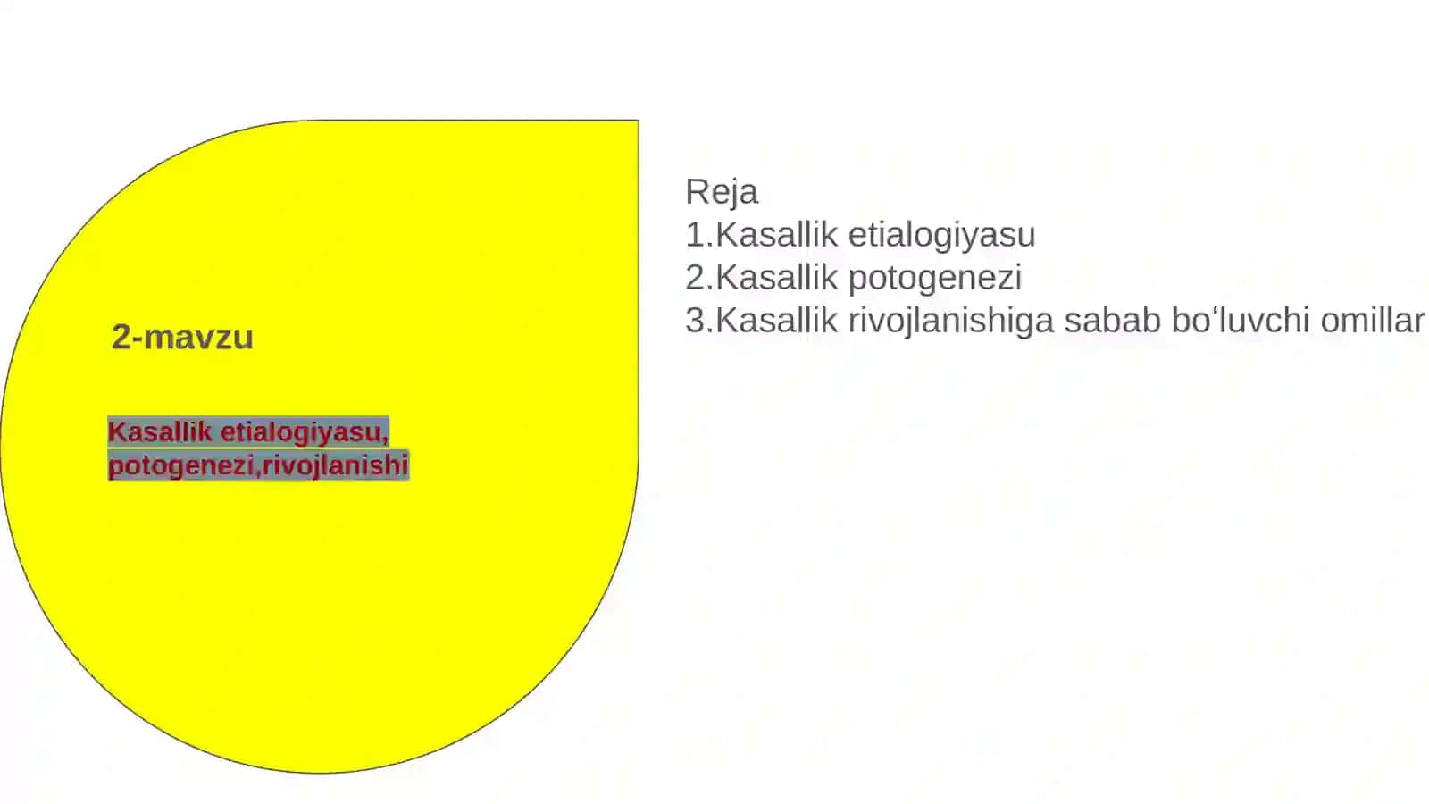 Kasallik etialogiyasi 2