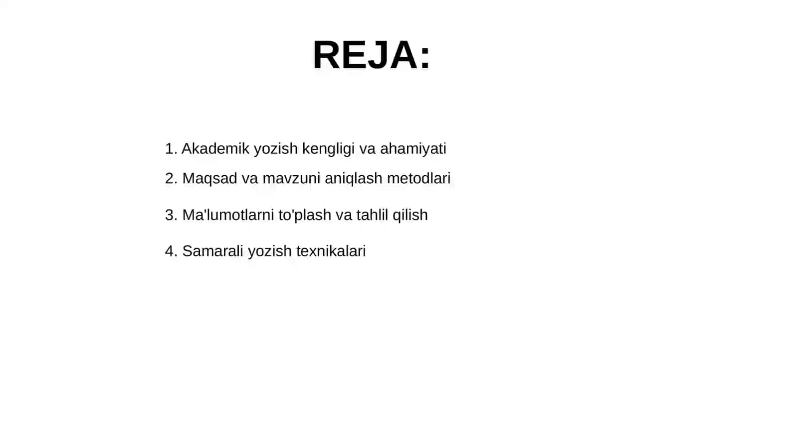 Akademik yozish va samarali amalga oshirish omillari 2