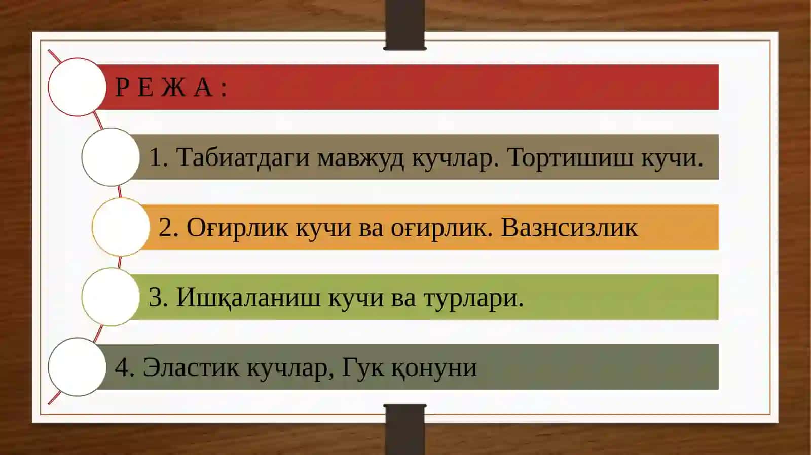 Табиатдаги кучлар 2