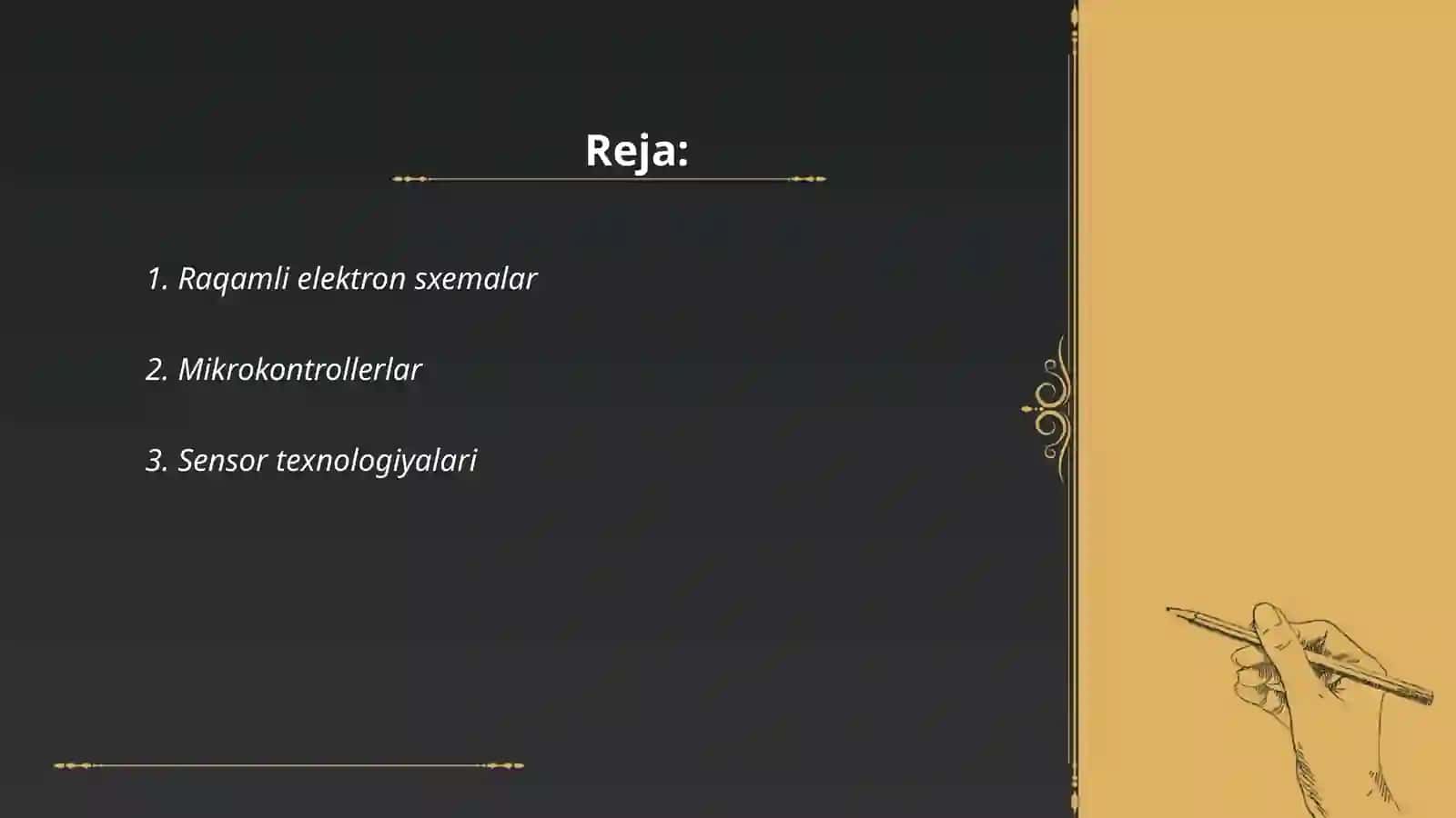 Raqamli elektron sxemalar 2
