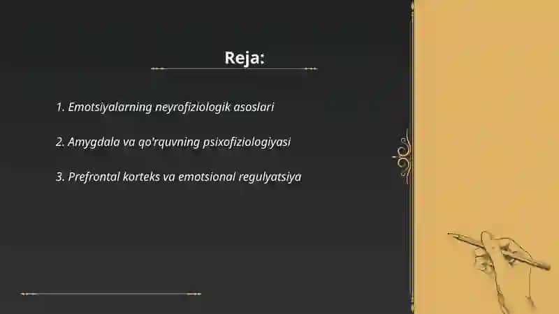 Emotsiyalar psixofizialogiyasi 2
