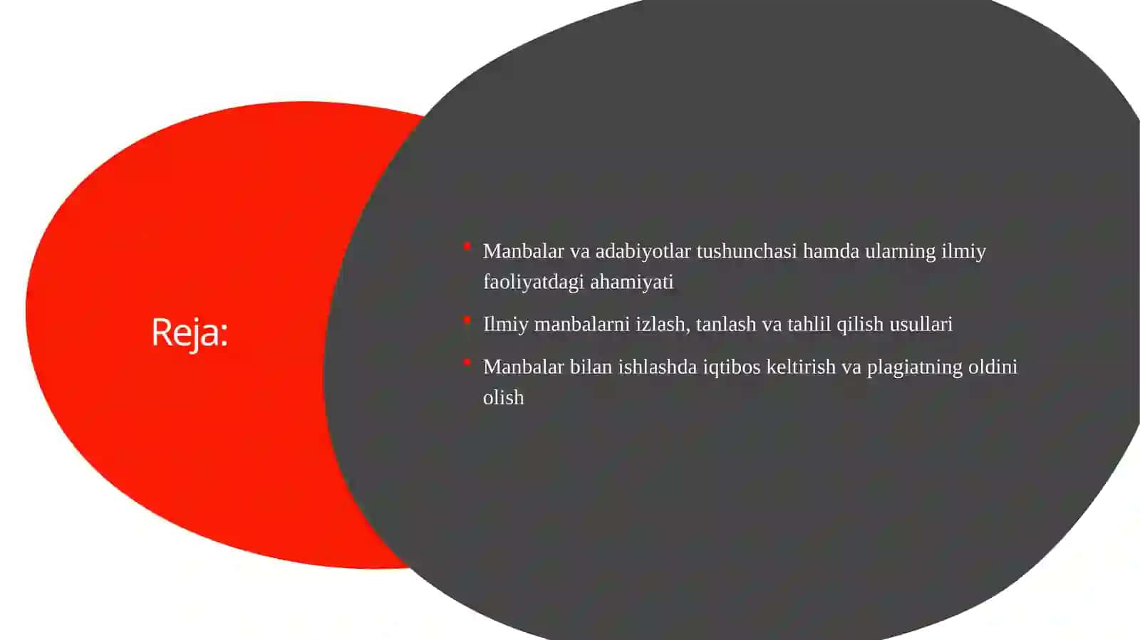 Manbalar va adabiyotlar bilan ishlash 2