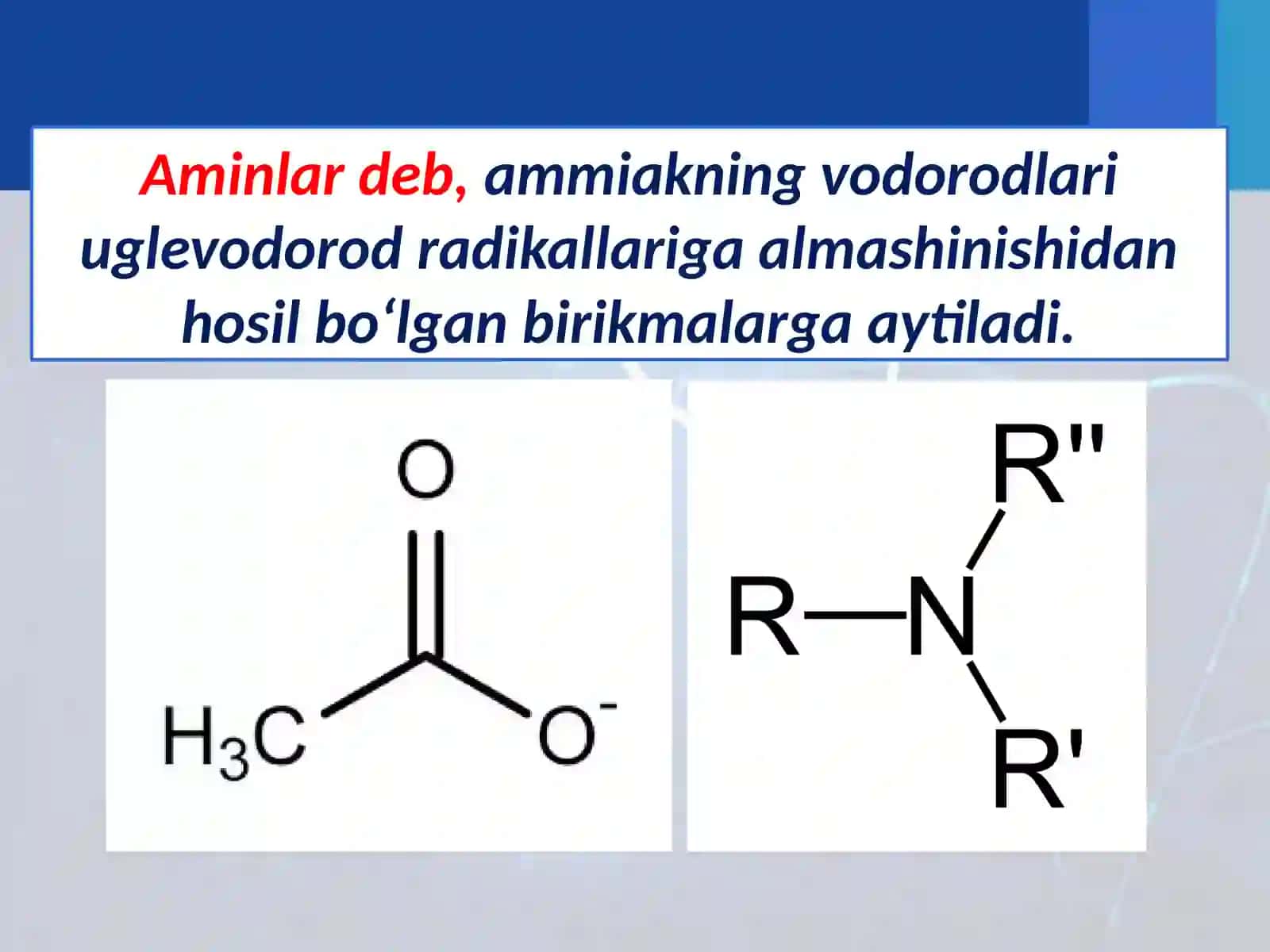 Aminlarvaaromatikaminlar.Olinishivaxossalari 2