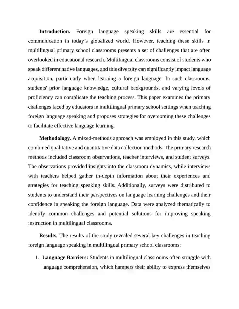 Challenges of Teaching Foreign Language Speaking 2