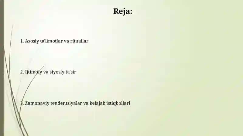 Yangi diniy talimot va sektalar 2