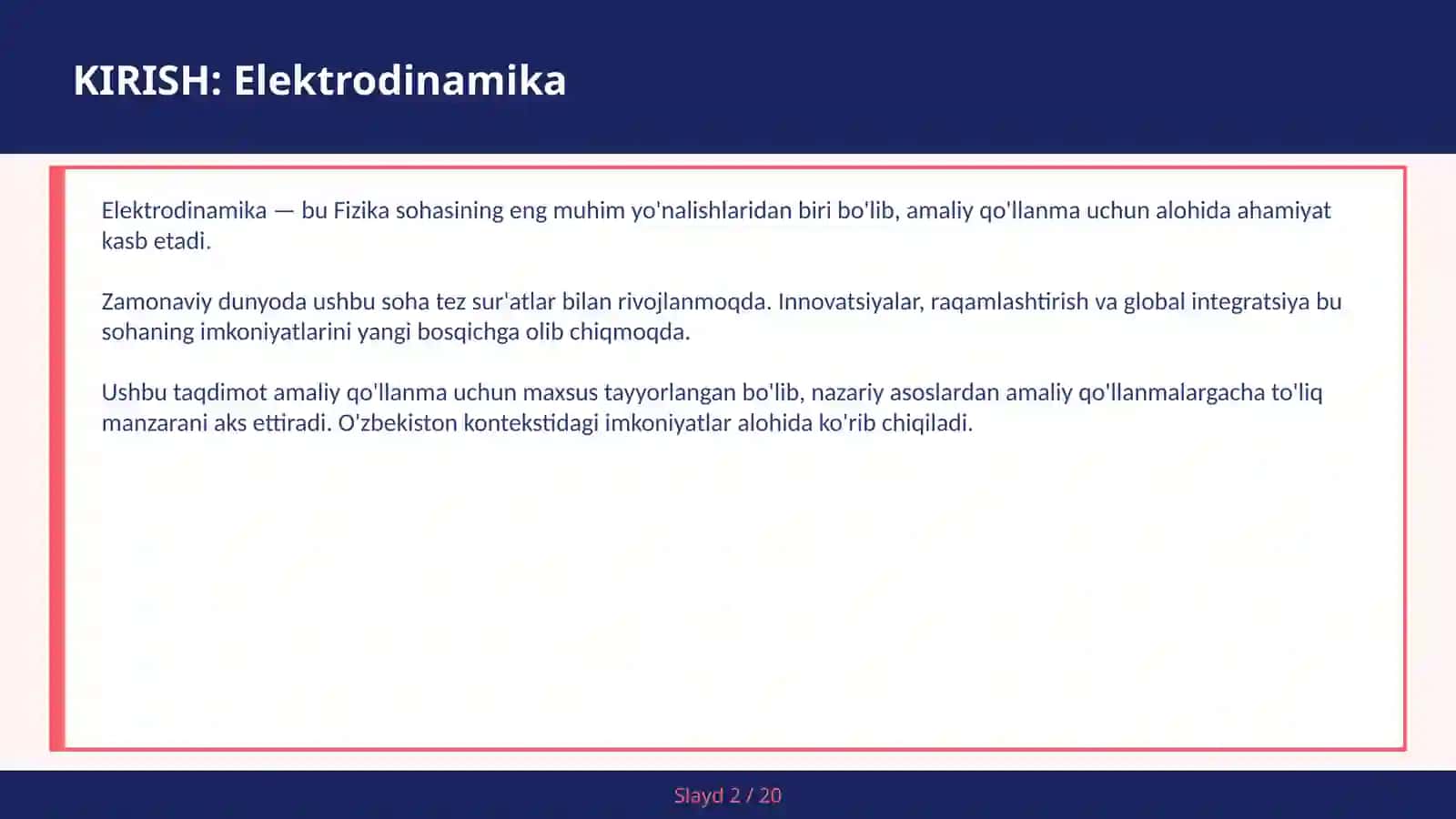 Elektrodinamika 2