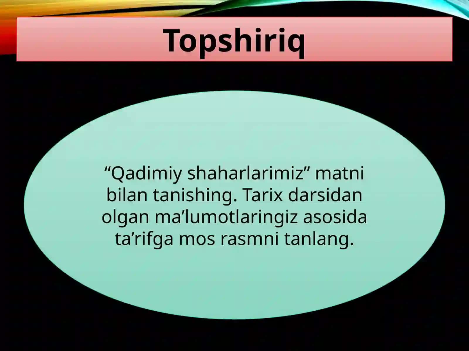 Matnvalug‘at ustida ishlash 2