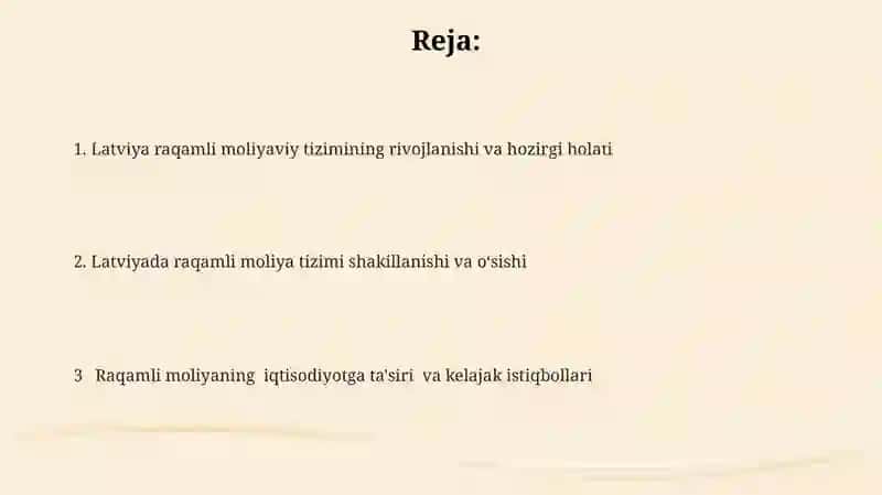 Latviya: Raqamli moliya tizimi 2