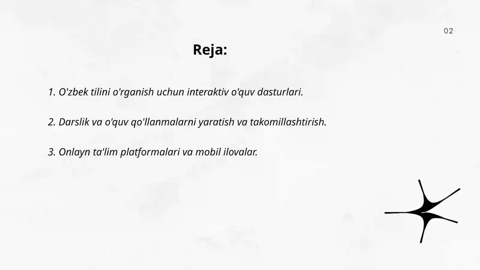 O'zbek tilini o'rganish dasturlari 2