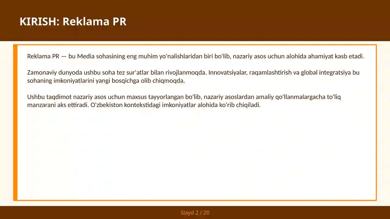Reklama PR 2