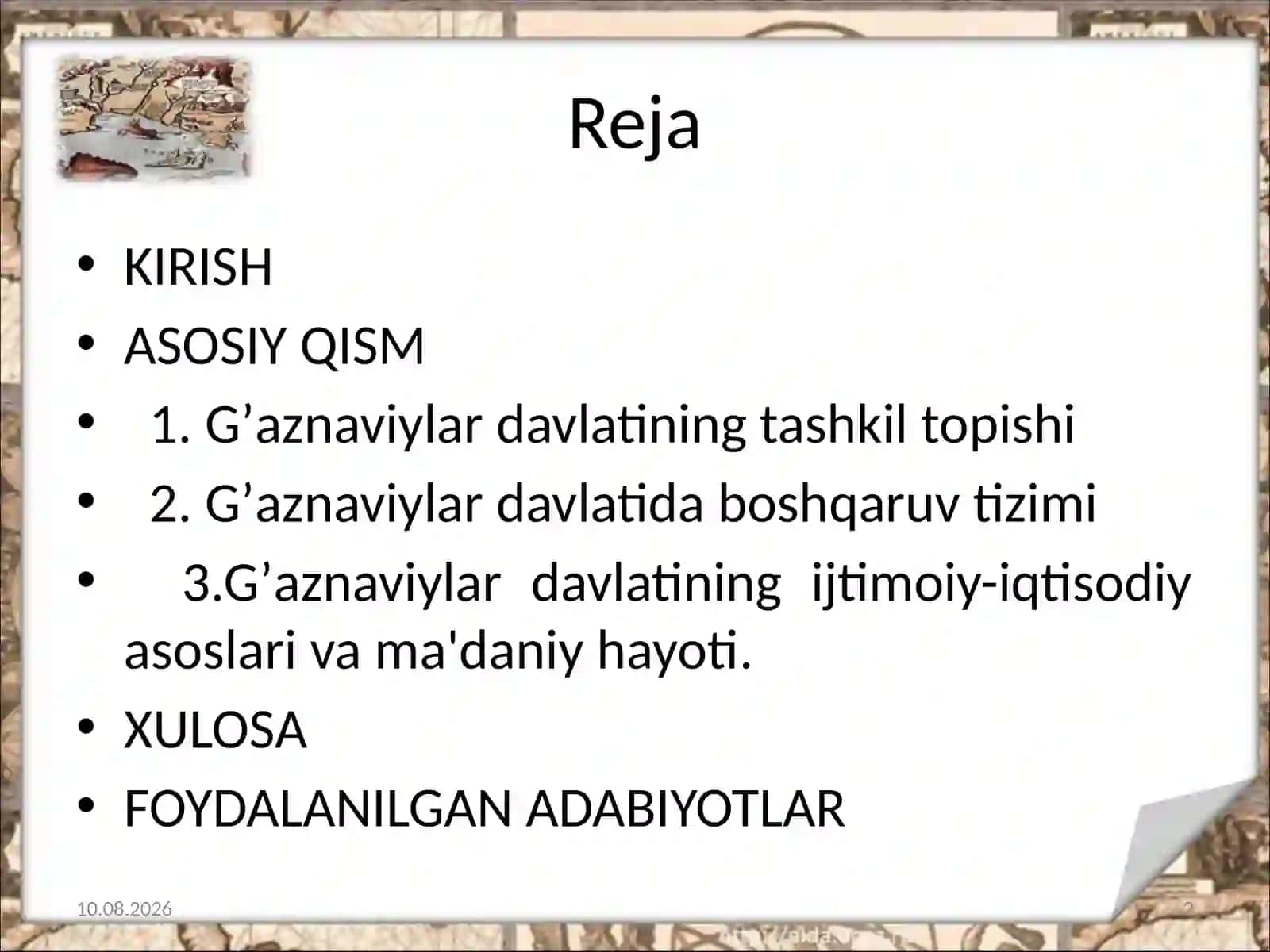 G‘aznaviylar davrida ma'daniy hayot 2