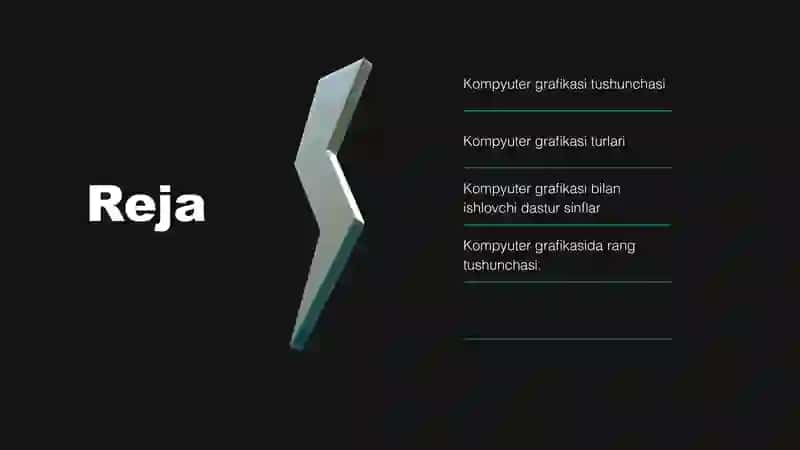 KOMPYUTERNING GRAFIK IMKONIYATLARIVa UlARNING TURLARI 2