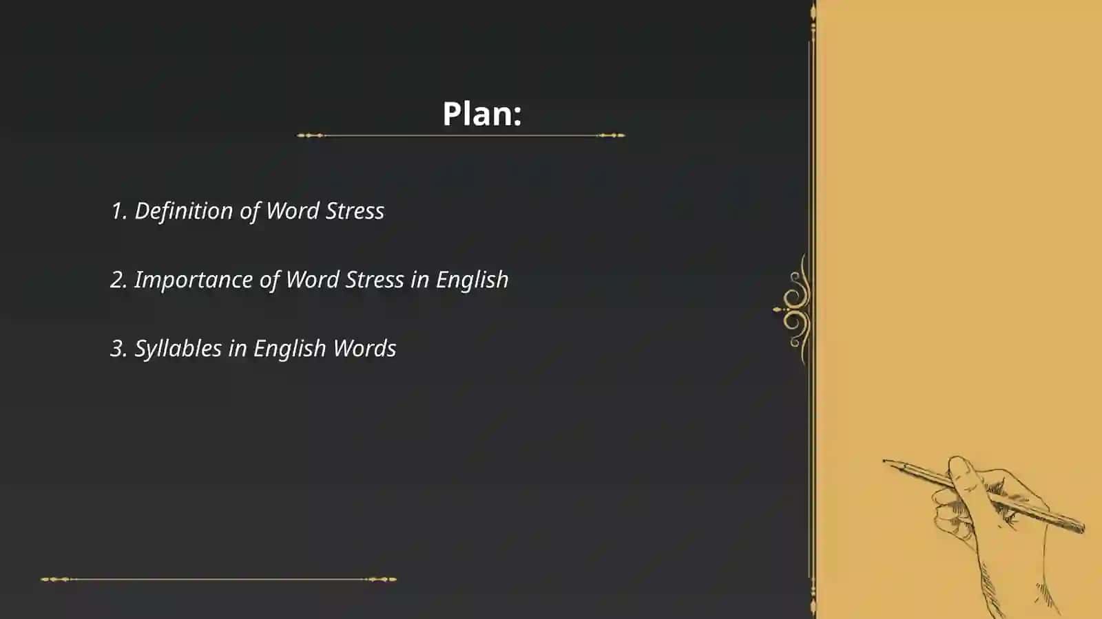 Introducing word stress 2