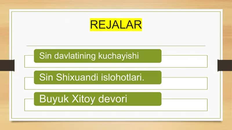 Sin davlatining kuchayishi va podsholik davri 2
