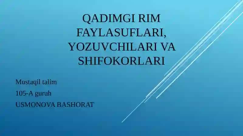 Qadimgi davr falsafasi 2