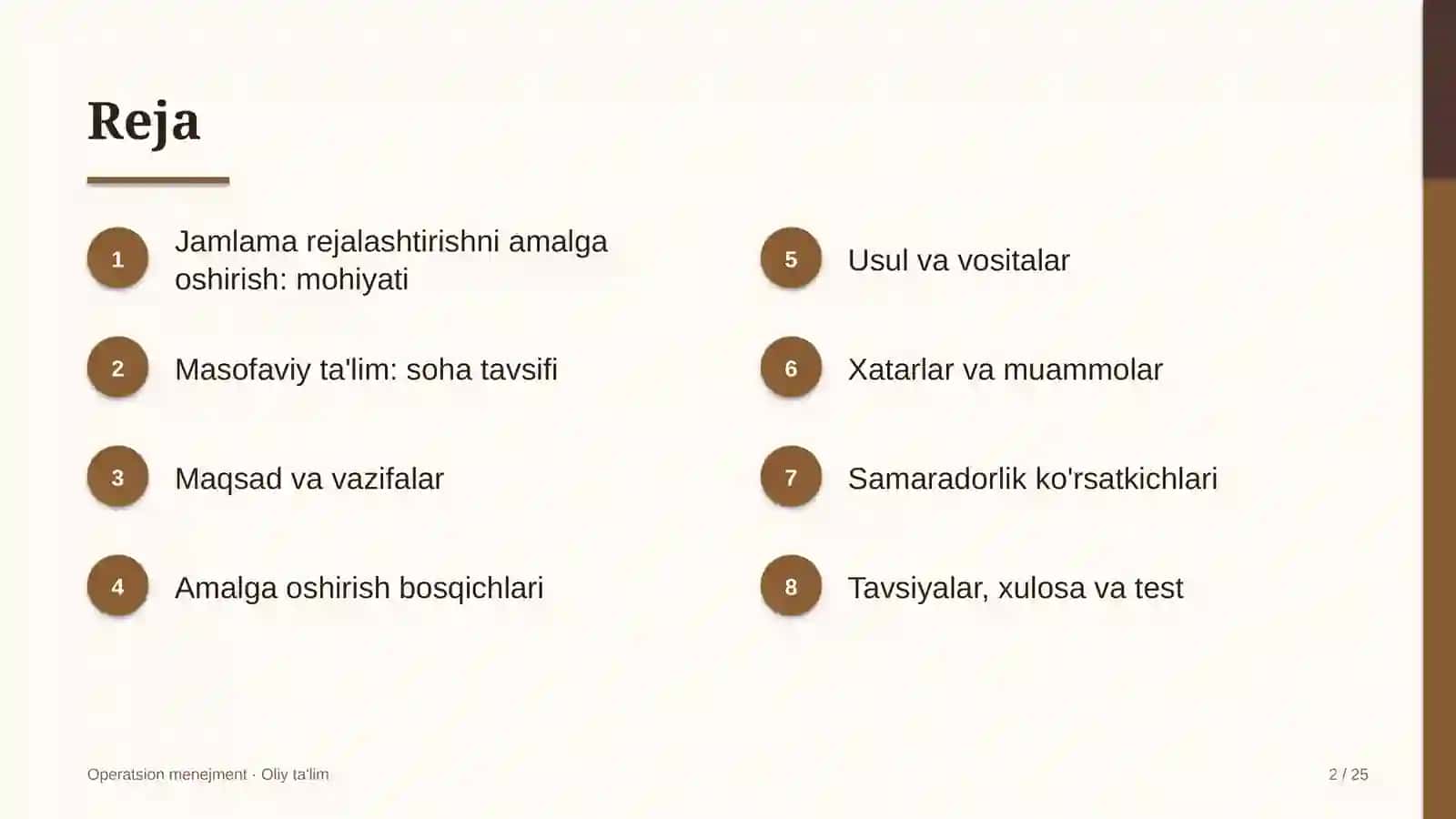 masofaviy ta'limda jamlama rejalashtirishni amalga oshirish 3046 2