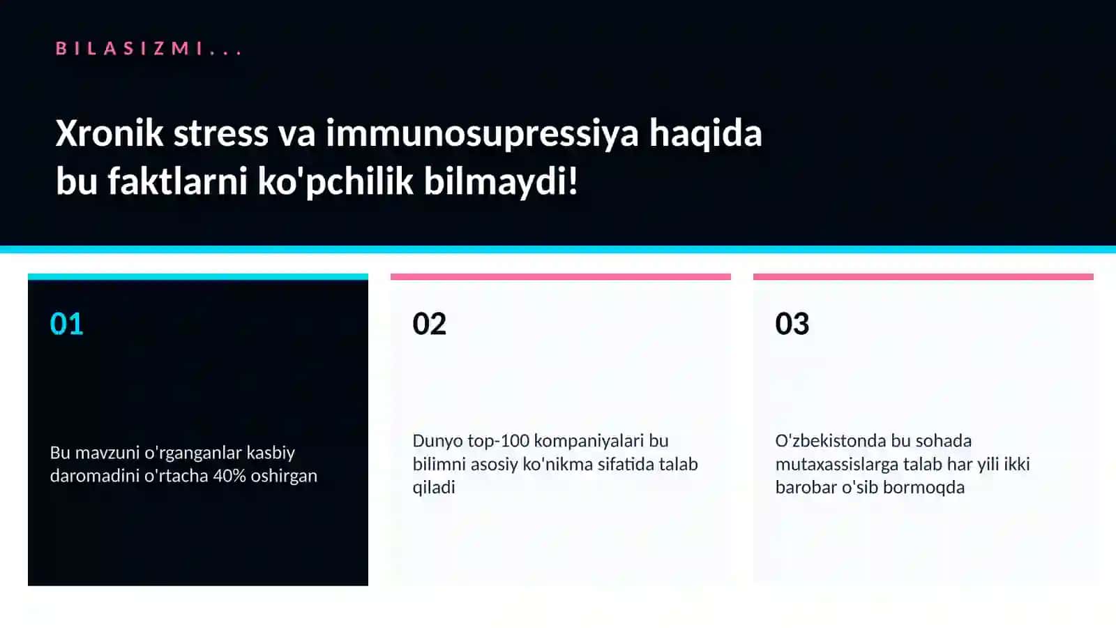 Xronik stress va immunosupressiya 2