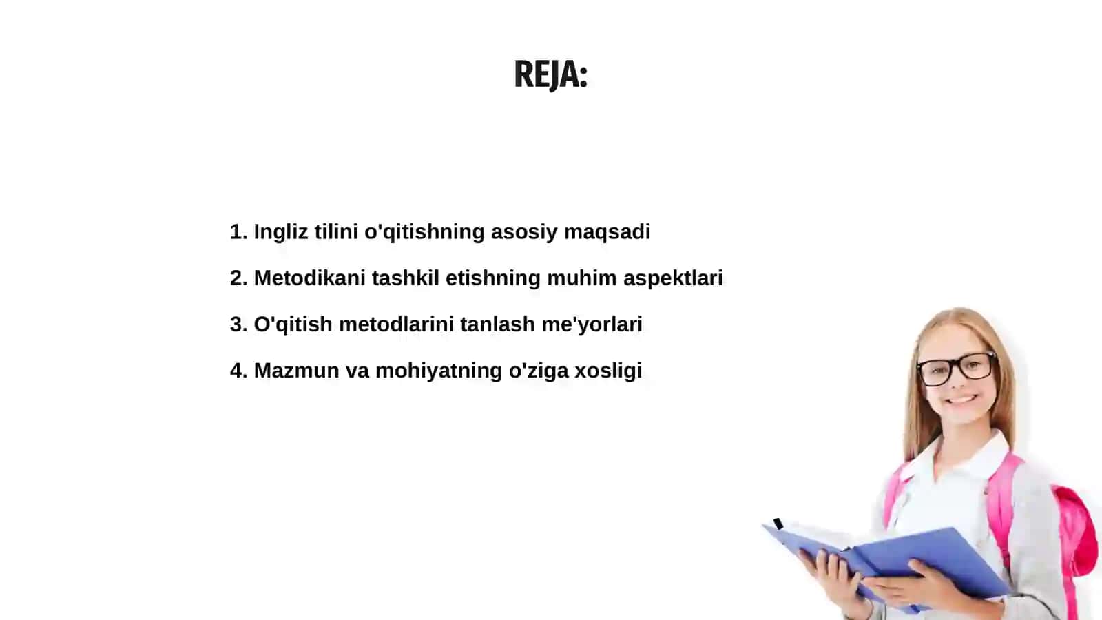 Ingliz tilini o'qitish metodikasi 2