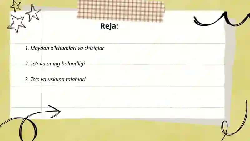 Voleybol sport oʻyini qoidalari 2