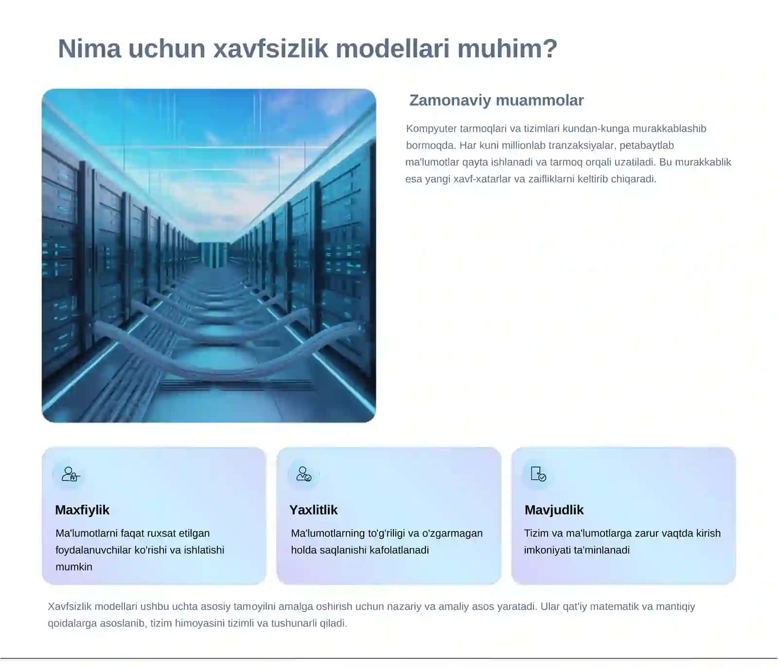 Xavfsizlik Modellari 2