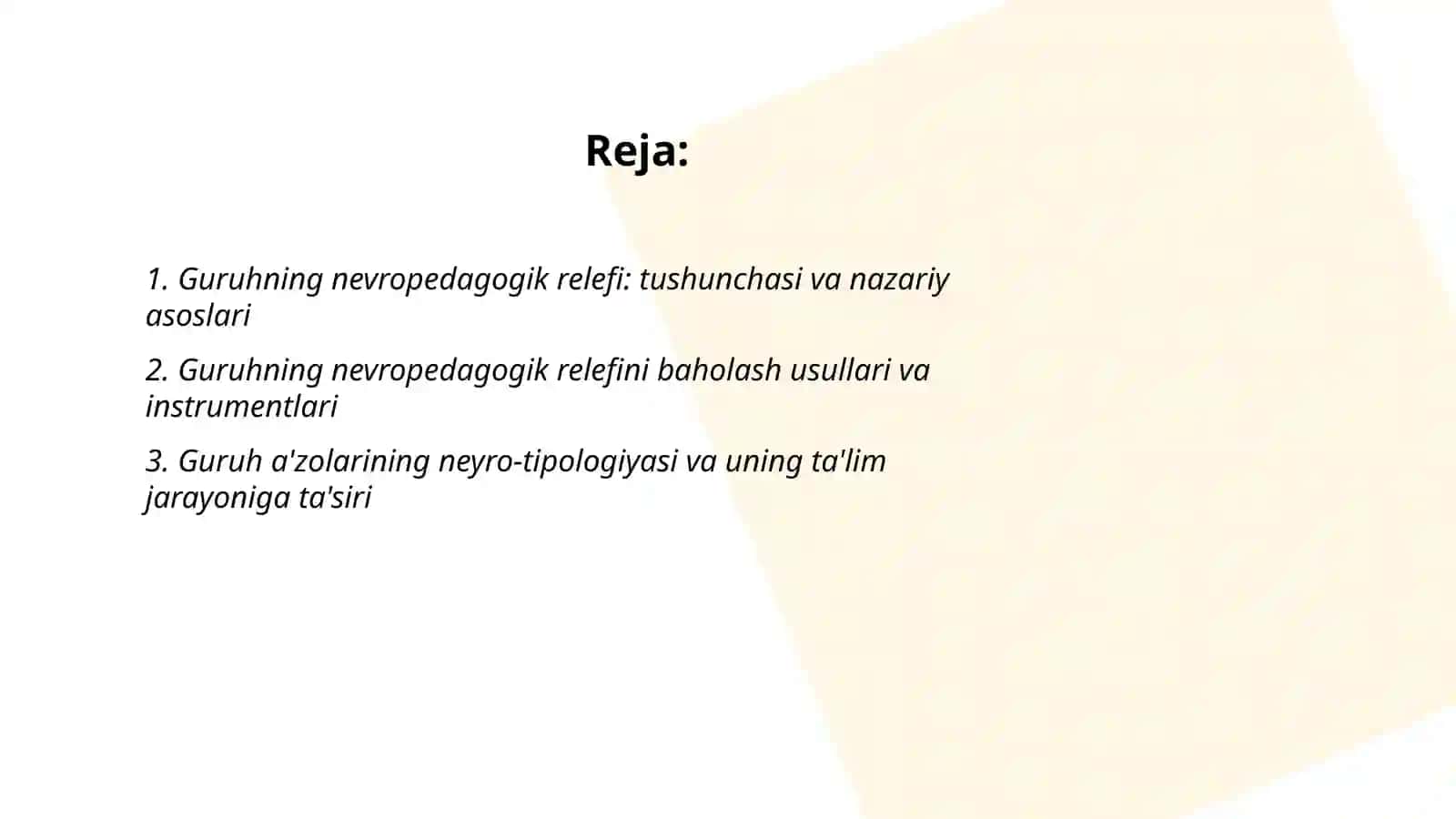 Guruhning nevropedagogik relefi 2