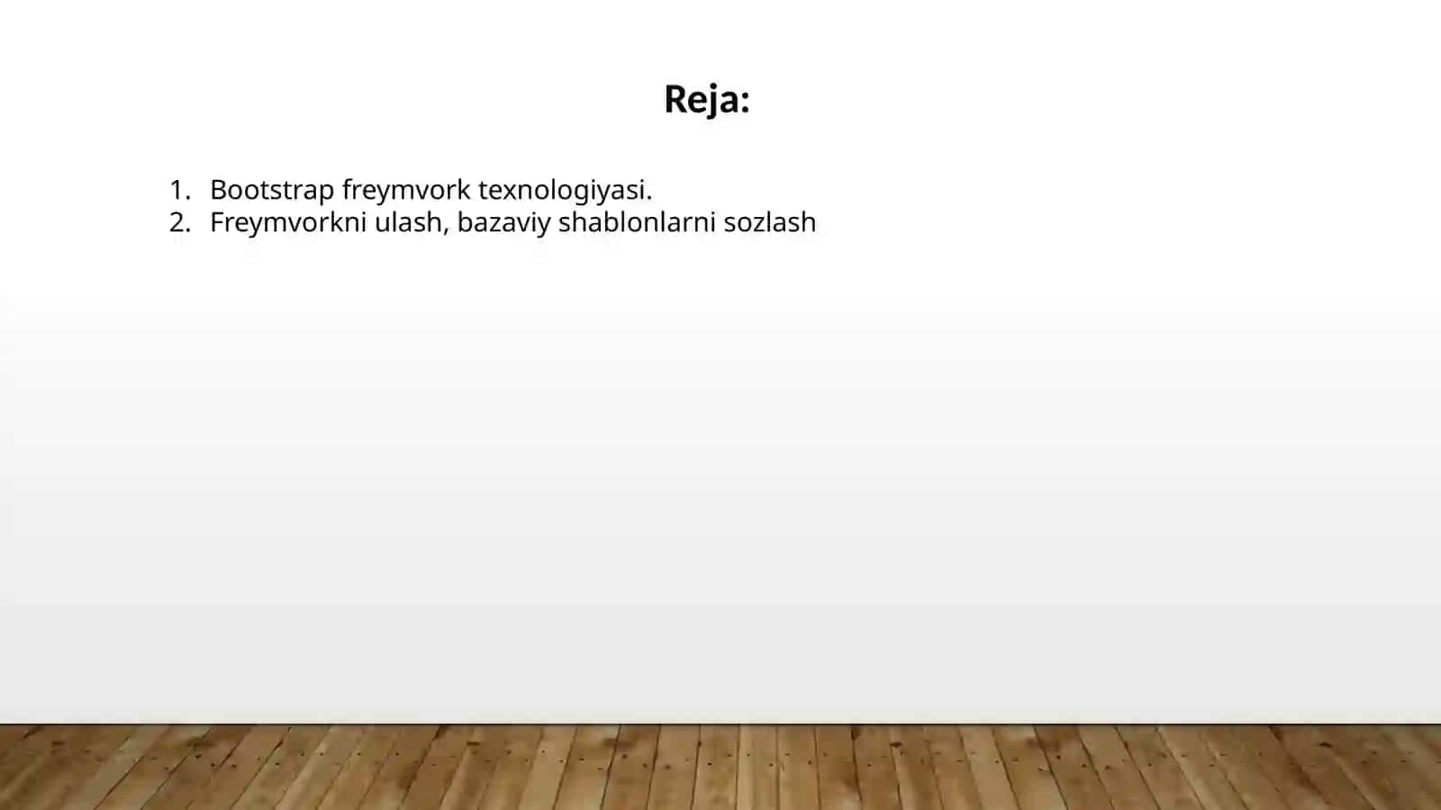 Bootstrap freymvork texnologiyasi 2