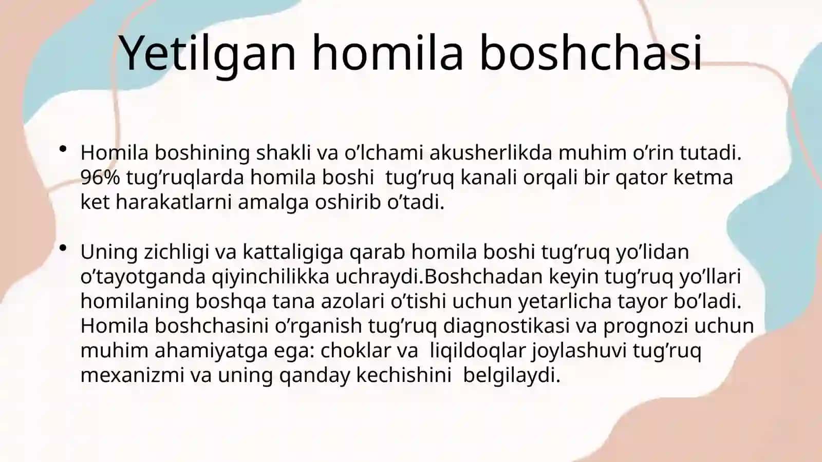 Homila boshchasi 2