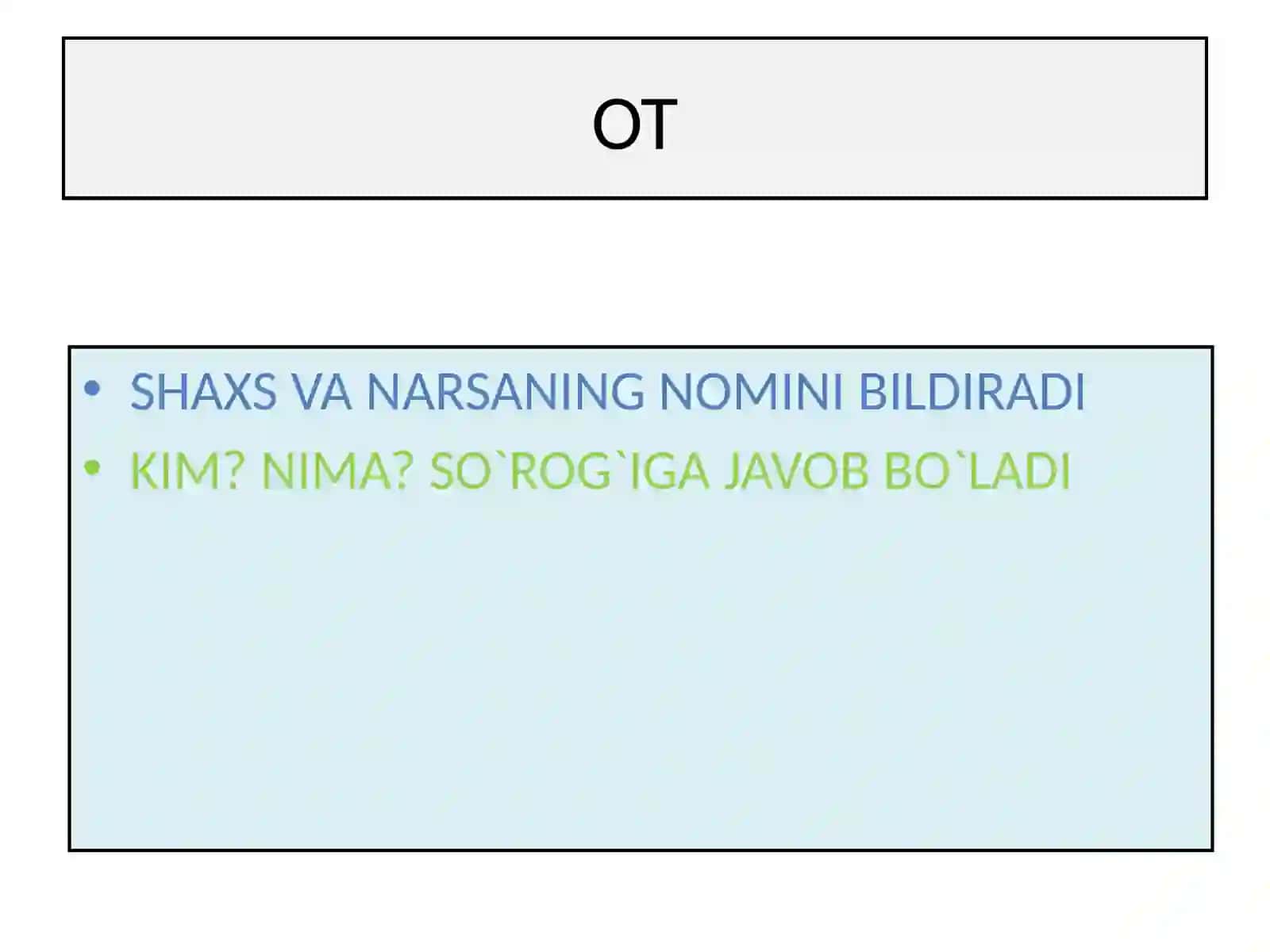 SO`Z TURKUMLARI 2