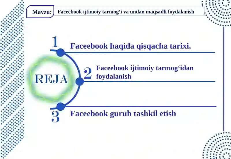 Faceebook ijtimoiy tarmog‘i 2