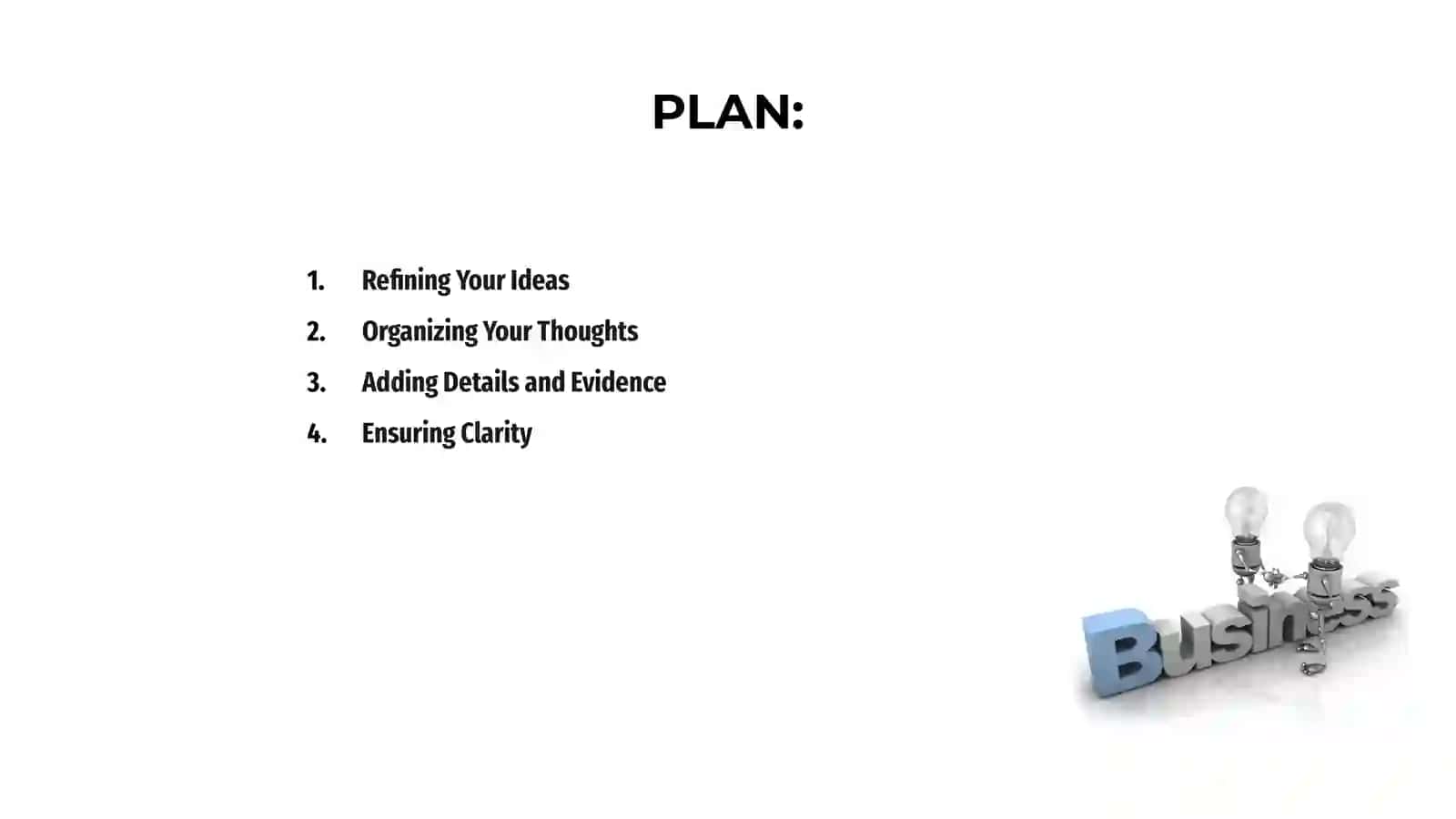 Developing Your Ideas 2
