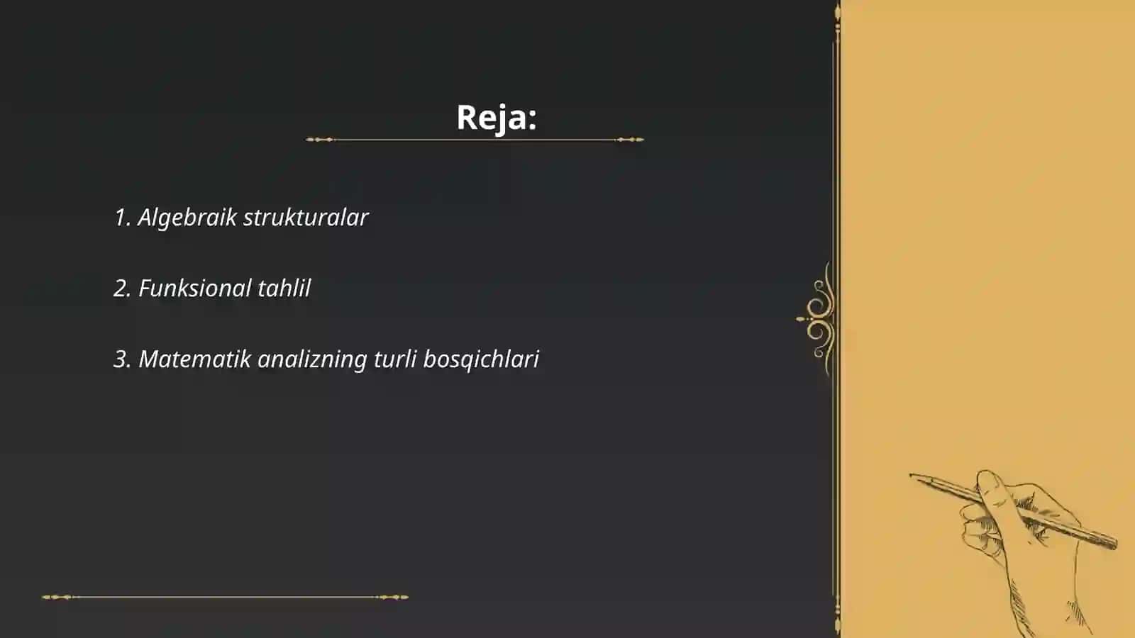 Algebraik strukturalar 2