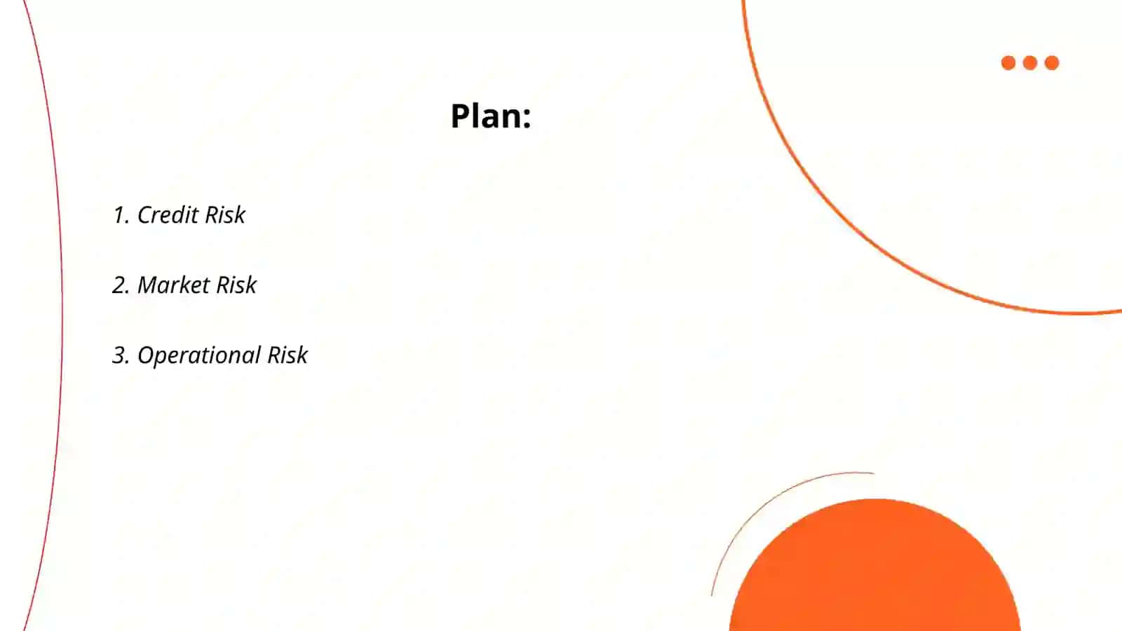 Types of risk 2