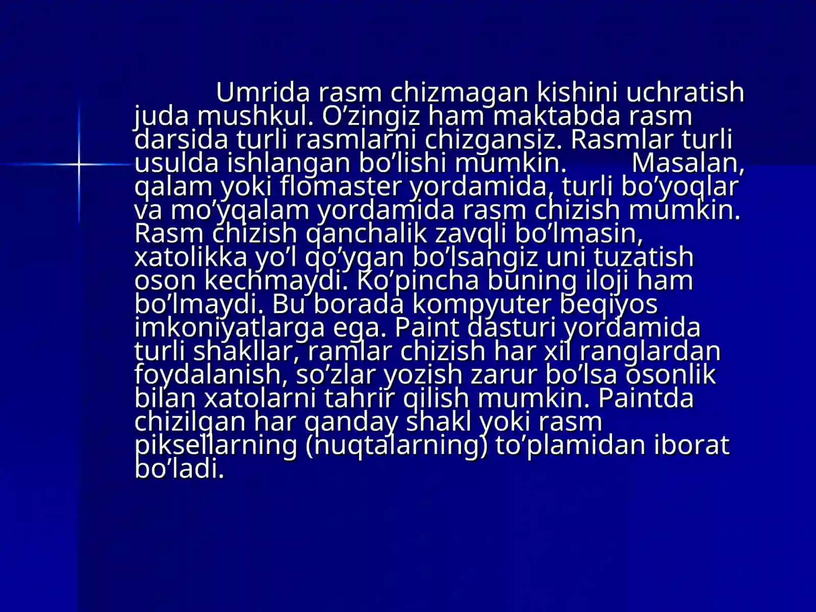 Rasm chizish dasturi 2
