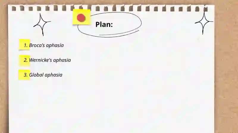 Aphasia, types and therapy 2