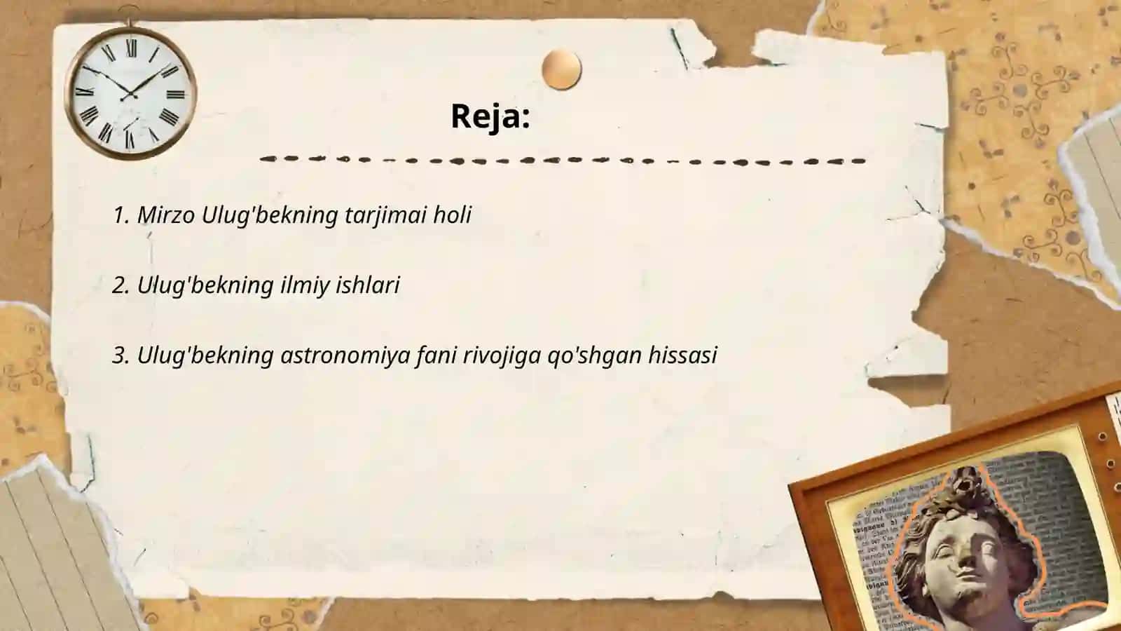Mirzo Ulug'bekning tarjimai holi 2