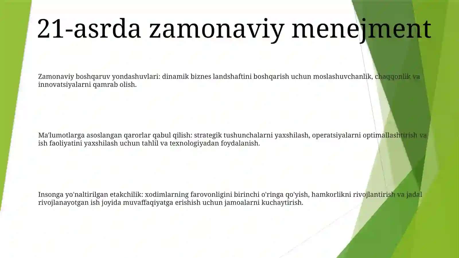 Zamonaviy Menejer 2