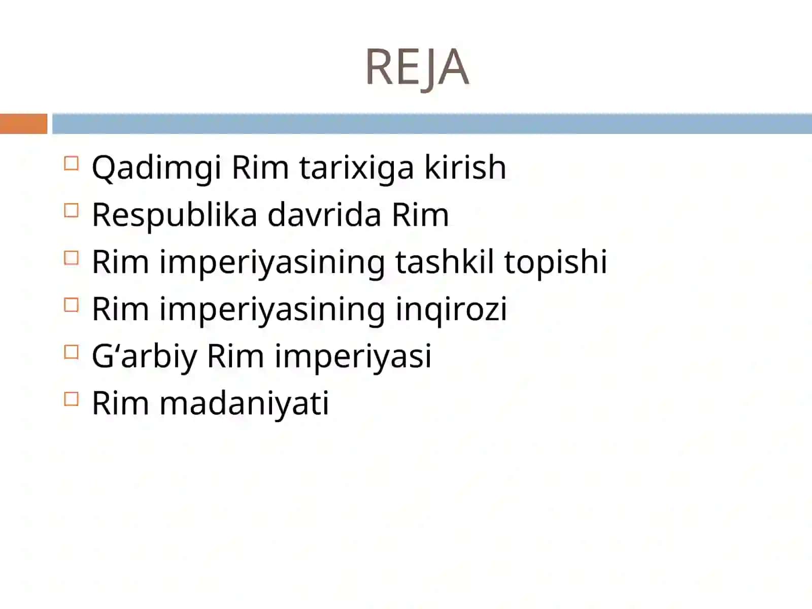 Qadimgi Rim 2