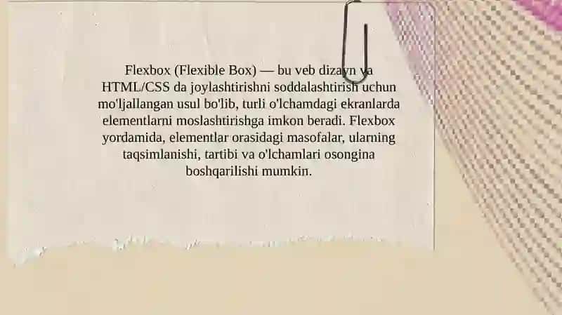 Flexbox (Flexible Box) 2