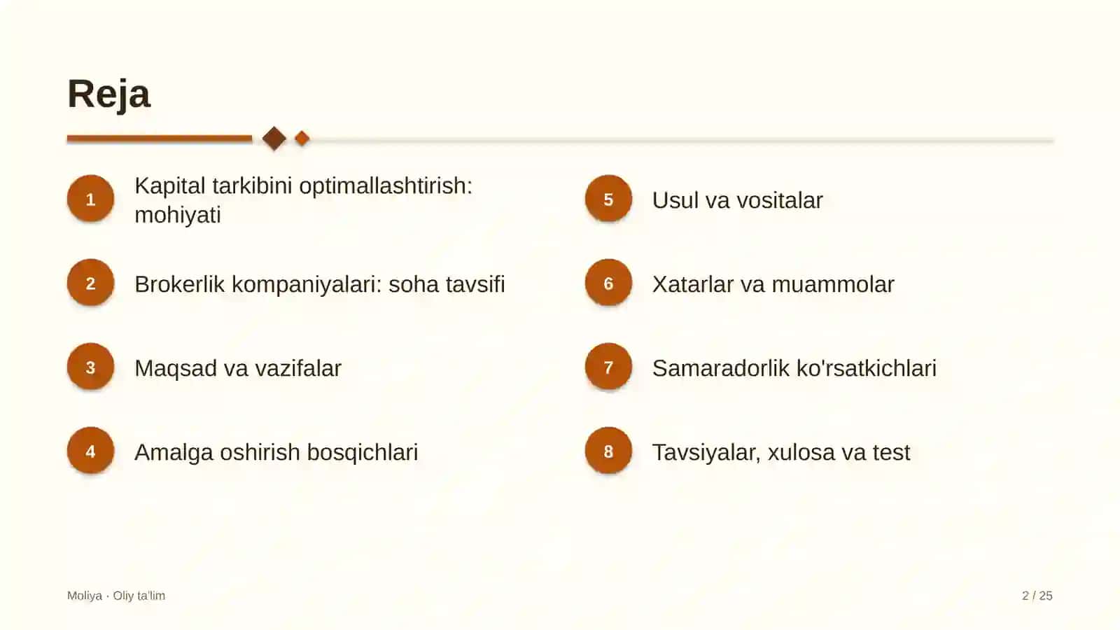 Brokerlik kompaniyalarida kapital tarkibini optimallashtirish 2