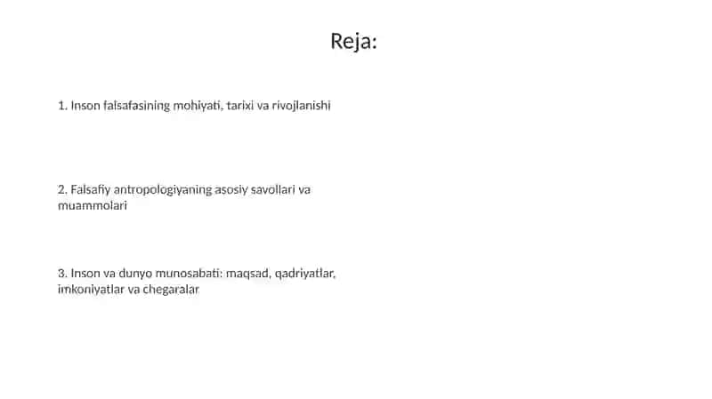 Insonfalsafasi(Falsafiyantropologiya) 2