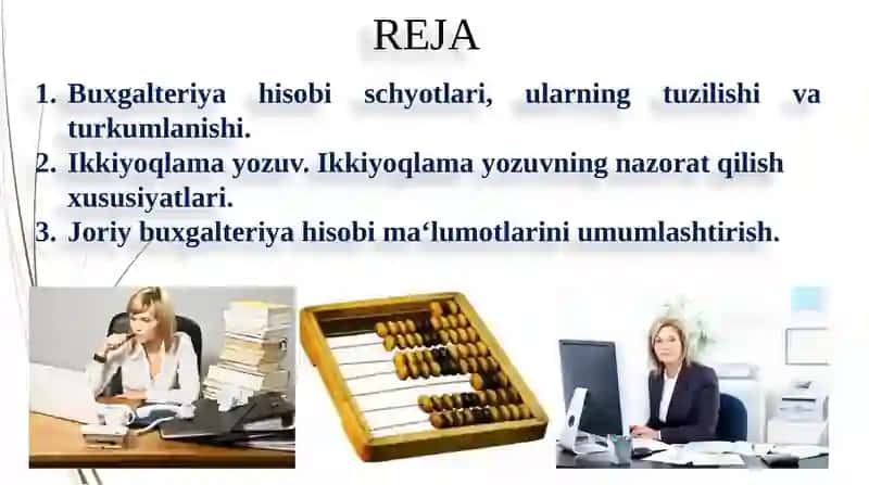 BUXGALTERIYA HISOBI SCHYOTLARI 2