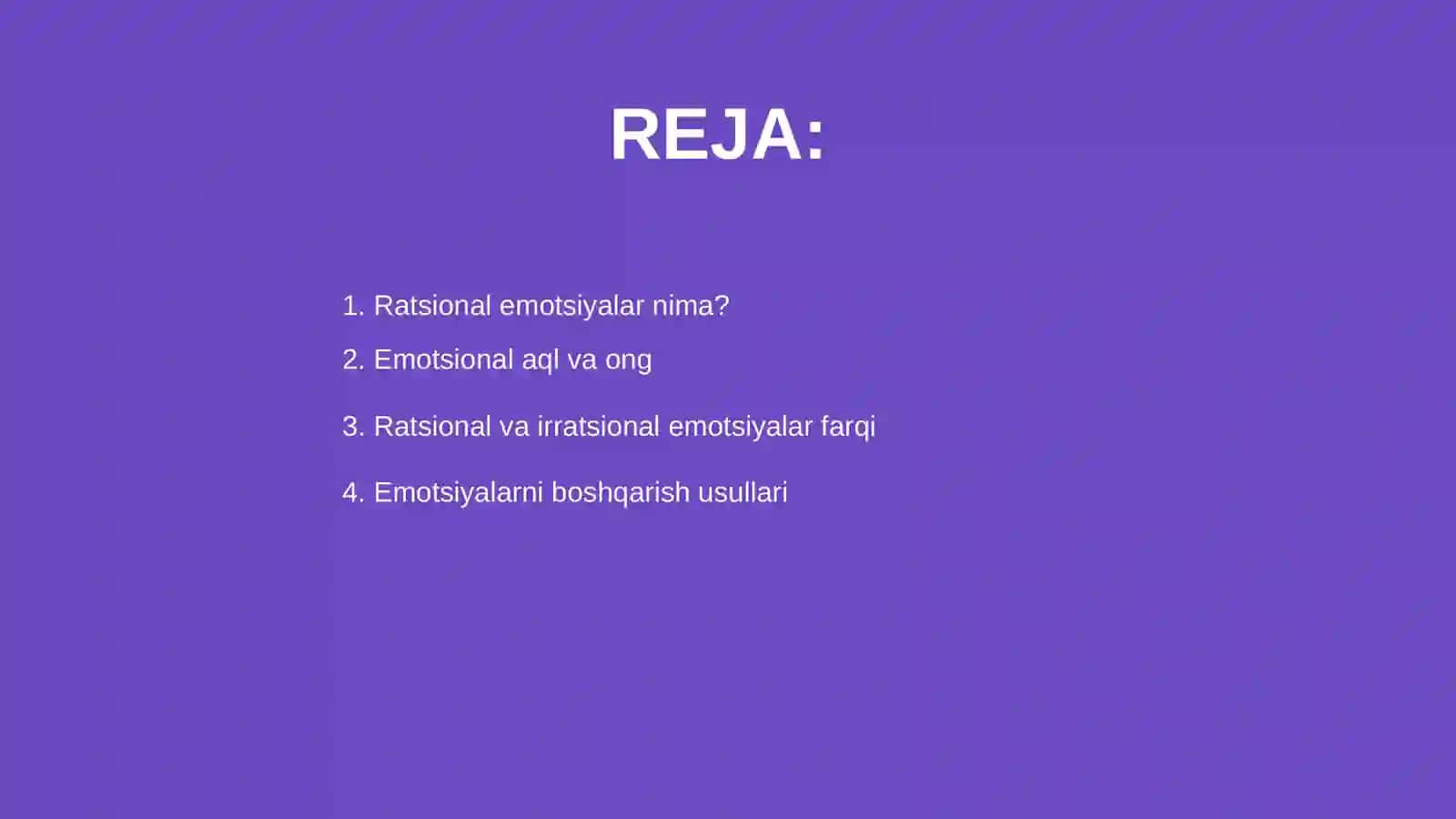Ratsional emotsiyalar 2