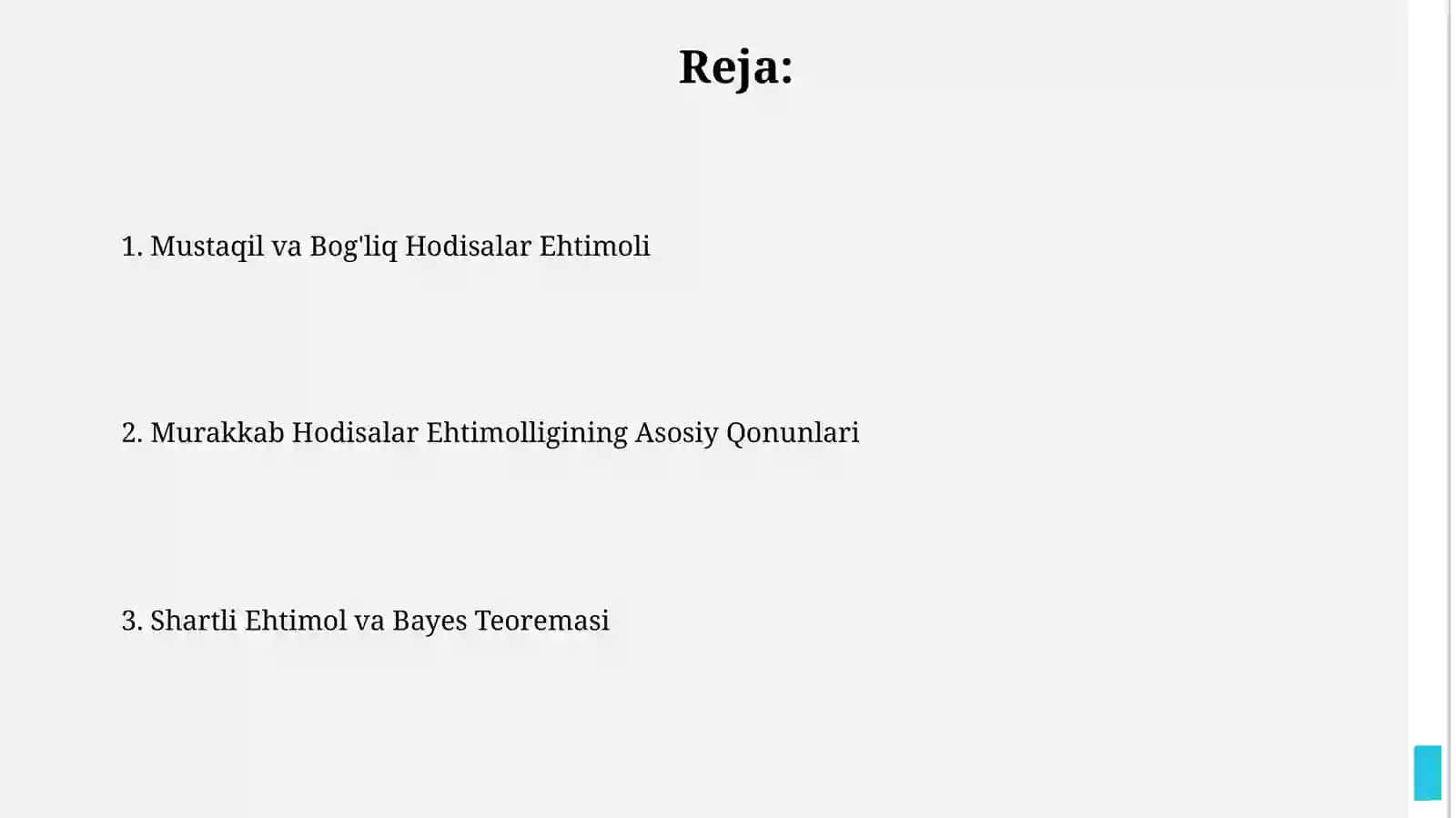 Murakkab hodisalarning ehtimollik qonunlari 2