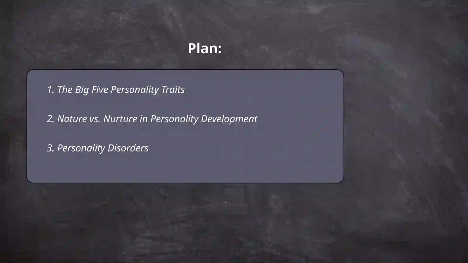Big Five Personality Traits 2