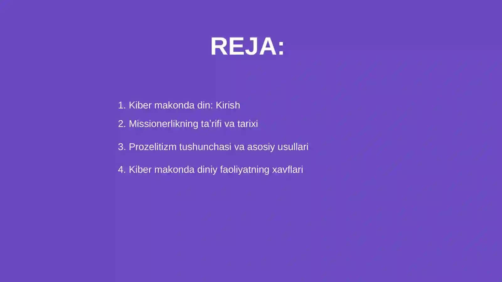 Kiber makonda din: Kirish 2