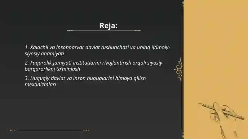 Xalqchil va insonparvar davlat tushunchasi va uning ijtimoiy-siyosiy ahamiyati 2