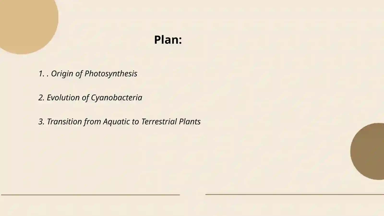 The evolution of plants 2