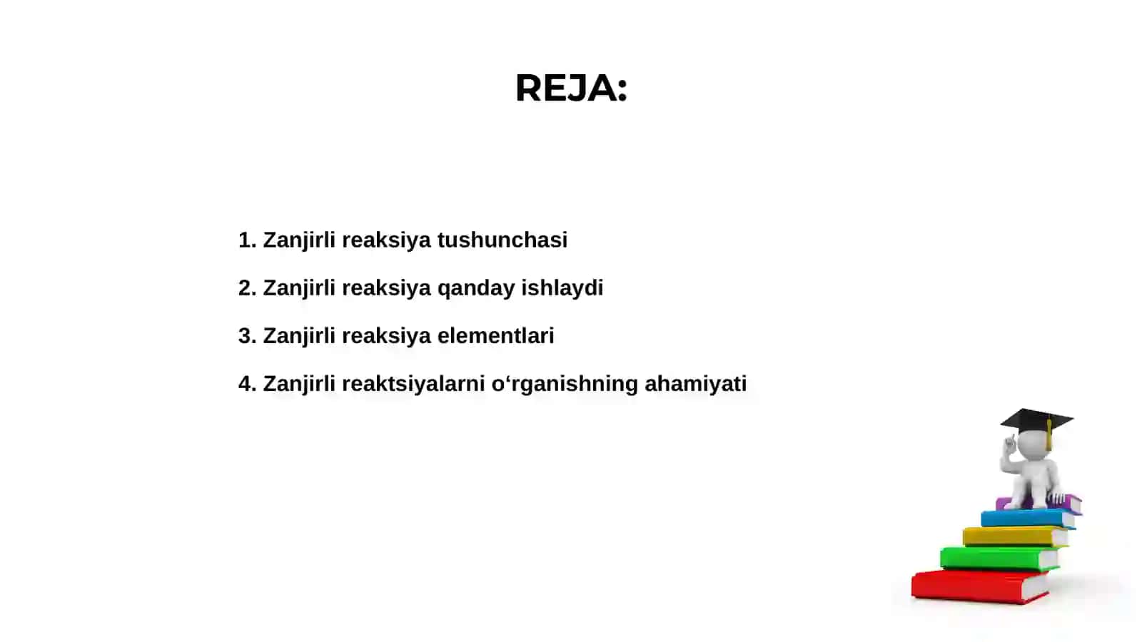 Zanjirli reaksiyalar (Chain reactions) 2