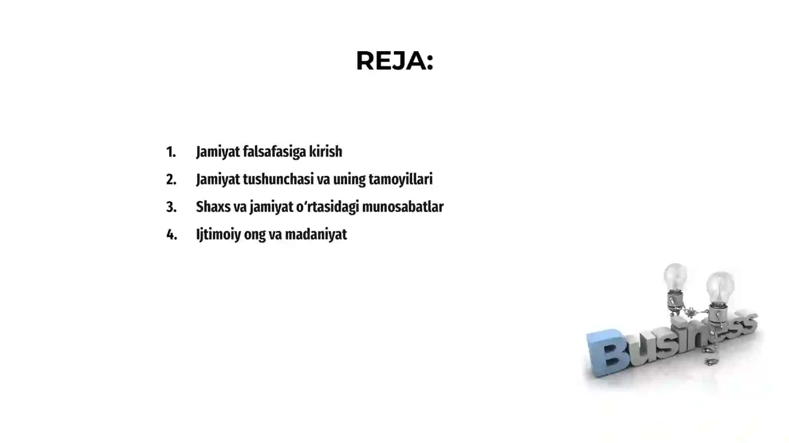 Jamiyat falsafasi 2