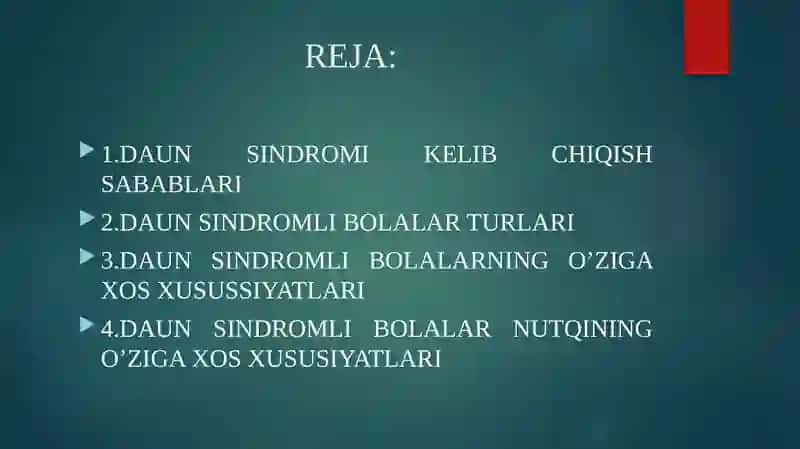 Daun sindromi 2